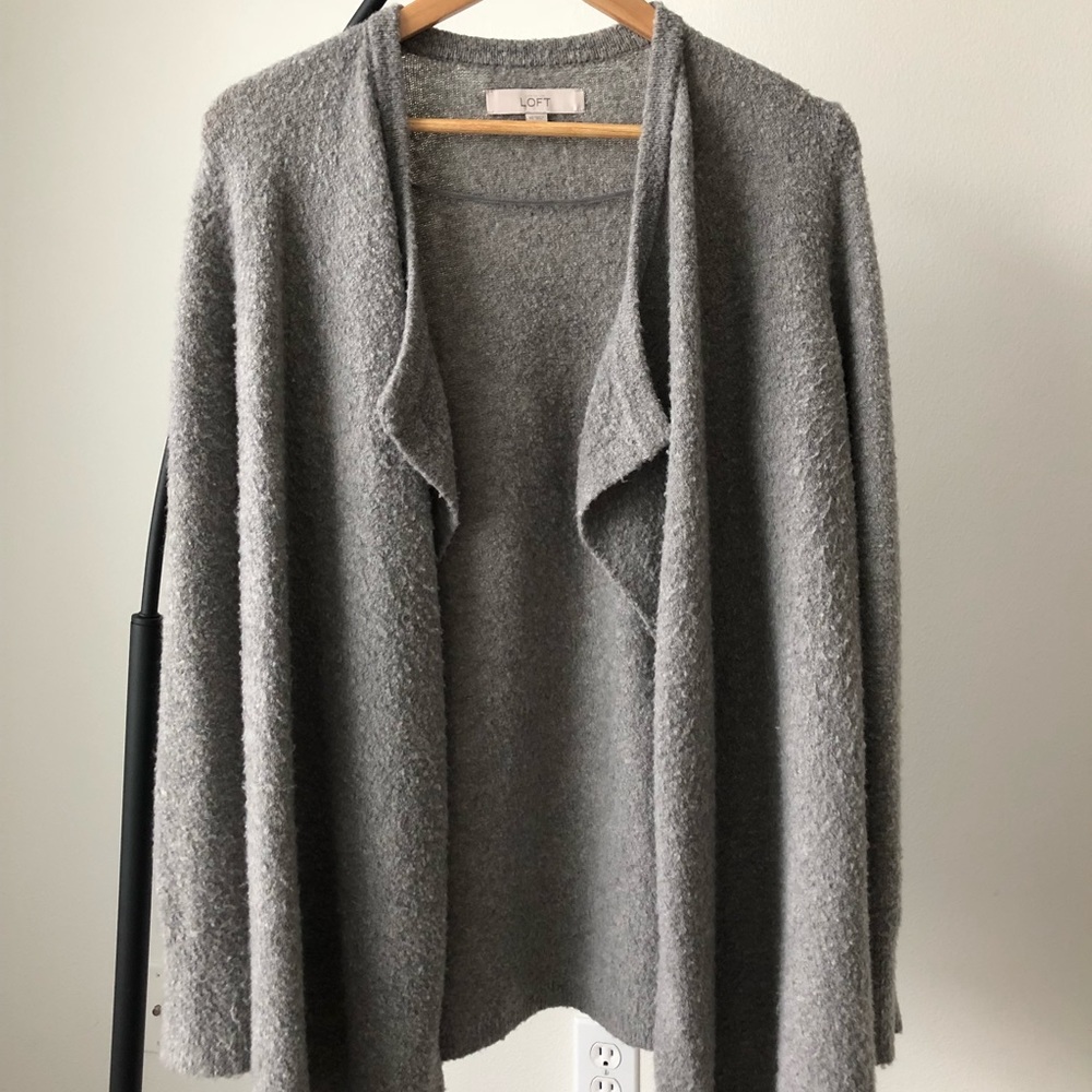 LOFT Long Sleeve Wrap Cardigan